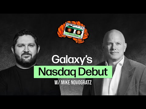 Galaxy’s Nasdaq Debut with Mike Novogratz