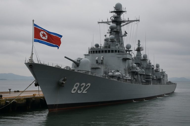 Severní Korea odhalila svůj největší válečný loď vůbec – co to znamená pro Asii v roce 2025?