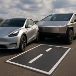 Tesla’s Latest Chip Surpasses Human Instinct: Cybertruck Outsmarts Model Y in Shocking ‘Fake Road’ Test
